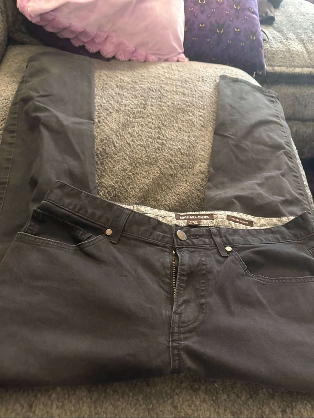 Michael Kors Black Jeans with Branded Waistband